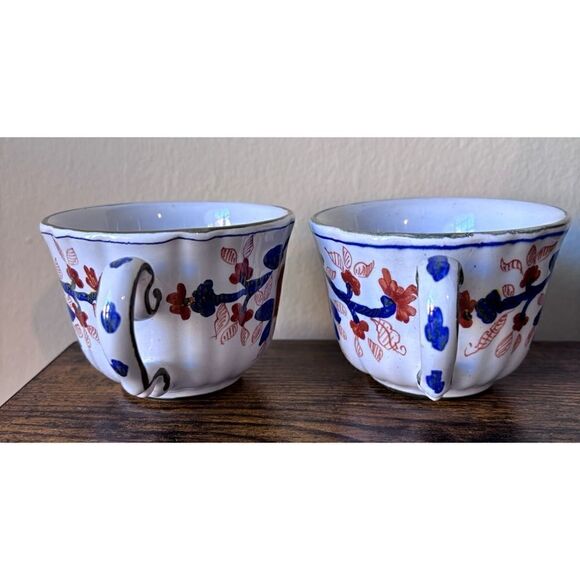 Vintage Tiffany & Co Hand Painted in Italy Tea/ Coffee Cups / Set of 2 - Picture 3 of 7